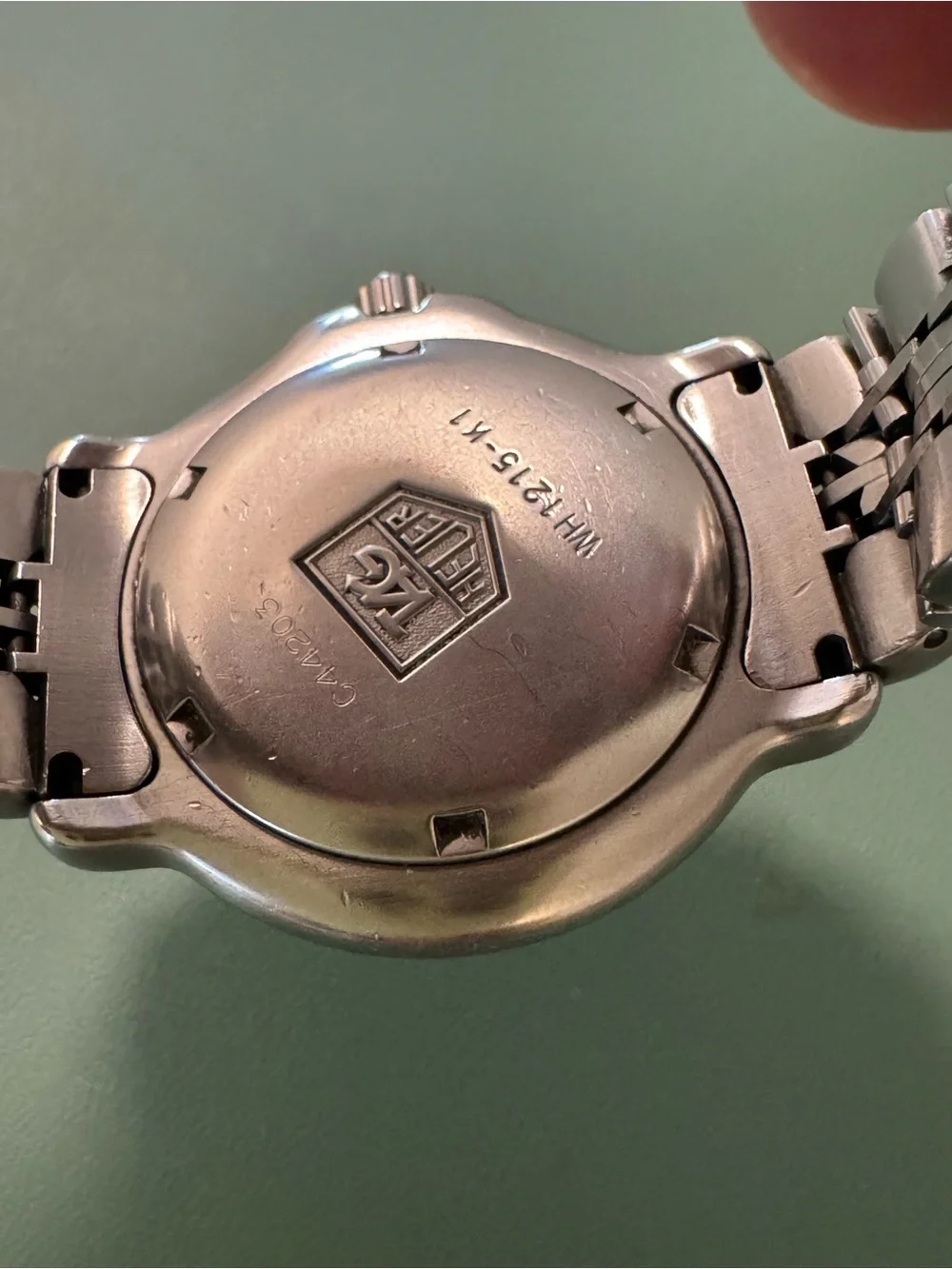 Tag Heuer Stainless Steel Men's Watch - Black Dial